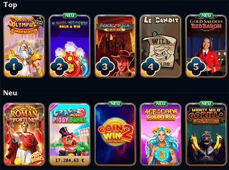 Spiele im Millioner Casino™ Deutschland